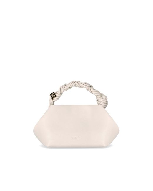 Ganni White Bou Egret Handbag
