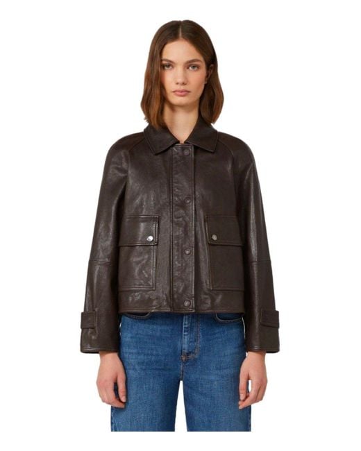 Weekend by Maxmara Black Berbice Dunkelbraune Jacke