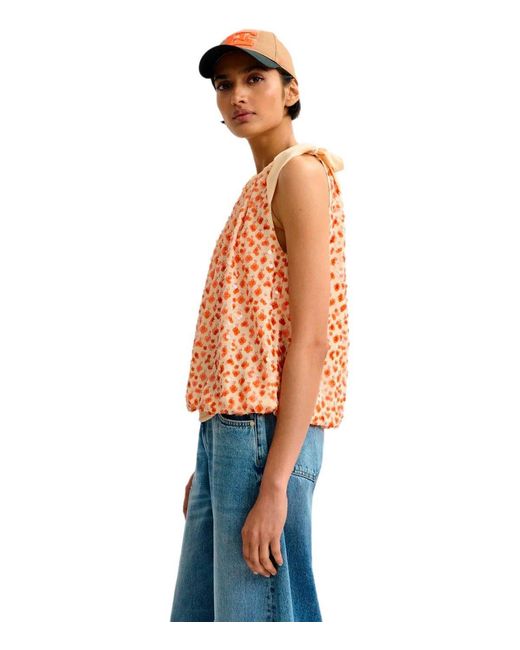 Essentiel Antwerp Orange Jocelyn Top
