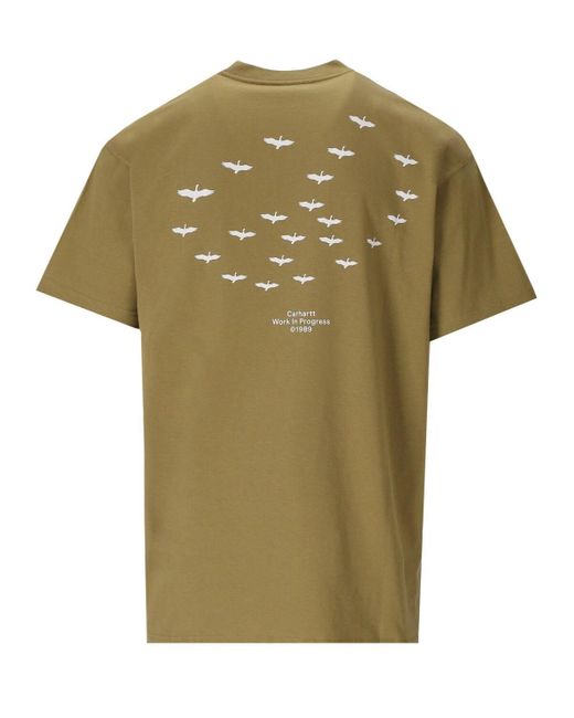 Carhartt Green S/s Formation Larch T-shirt for men