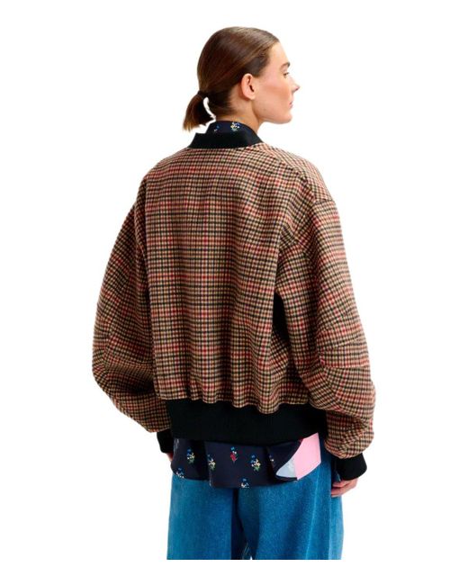 Bomber Iti Marrone di Essentiel Antwerp in Brown