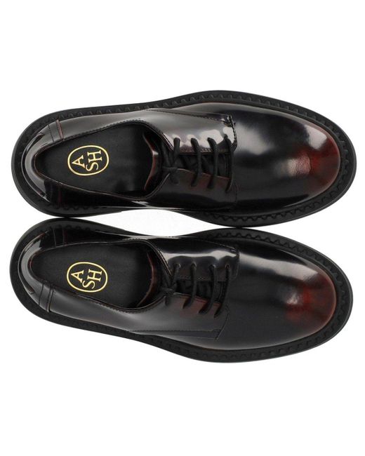 Ash Black Mercury /bordeaux schnürschuh