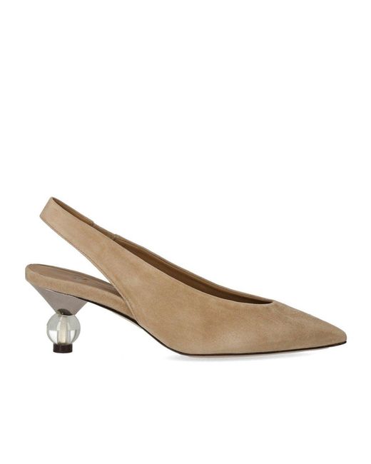 Décolleté Slingback Orma Orzo di Weekend by Maxmara in Brown
