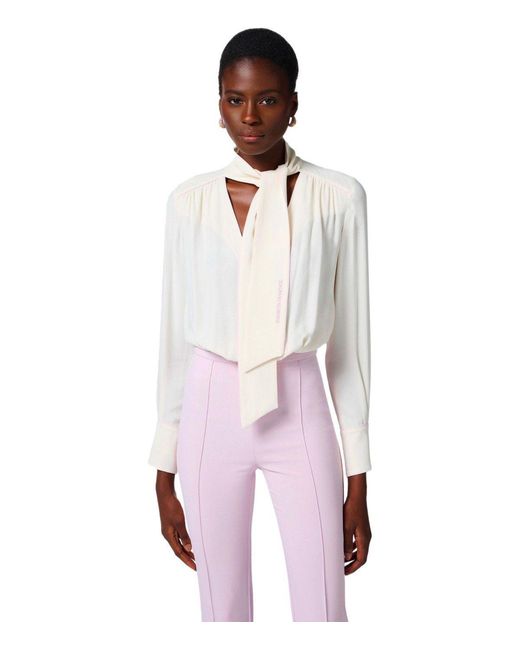 Elisabetta Franchi Pink Burro Quarzo Georgette Jumpsuit
