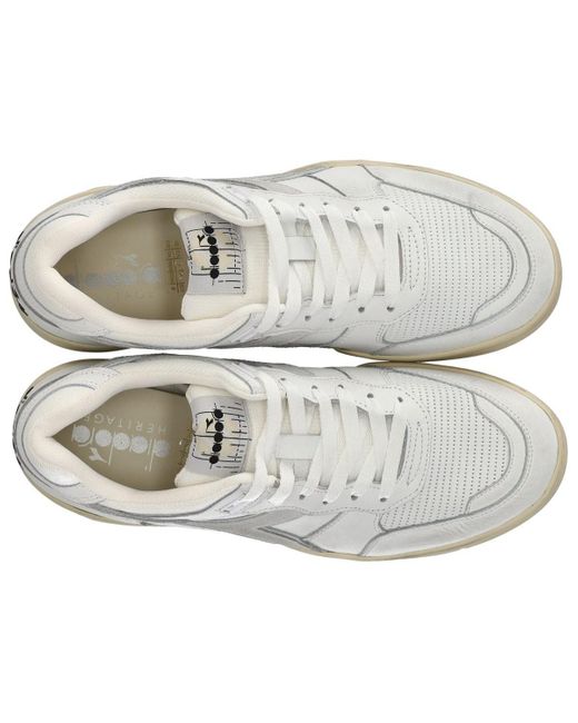 Diadora White B.560 Used Sneaker for men