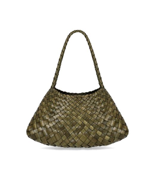 Dragon Diffusion Green Rosanna Mini Khaki Shoulder Bag