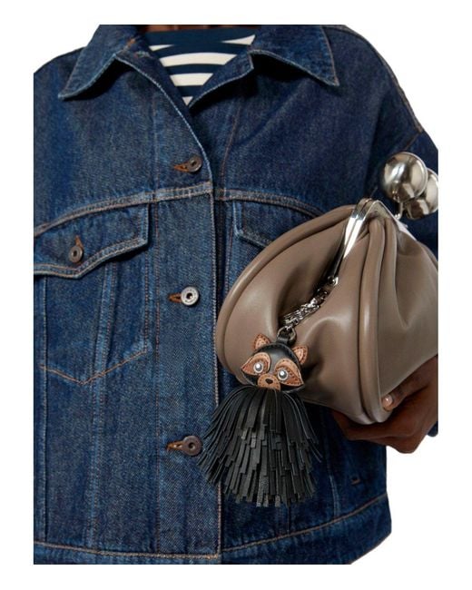 Weekend by Maxmara White Gigante Raccoon Keychain