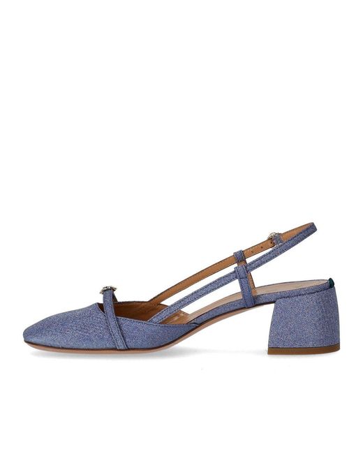 A.Bocca Blue Smoky Slingback Pump
