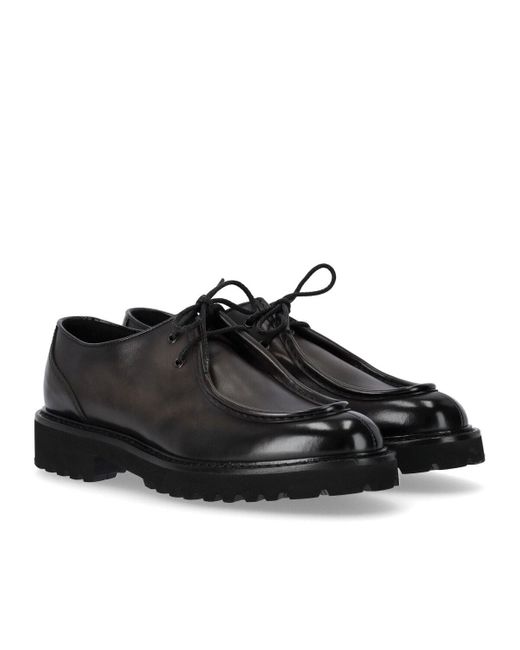 Hombre Zapatos de Zapatos con cordones de Zapatos Oxford Zapatos de cordones Doucals de Cuero de color Negro para hombre 
