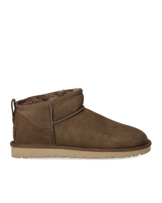 Ugg Classic ultra mini hickory stiefel in Brown für Herren