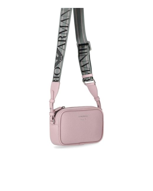 Emporio Armani Camera Bag Pink Crossbody Bag