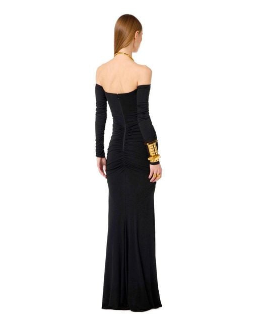Elisabetta Franchi Black Carpet Dress