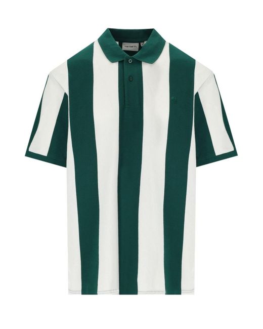 Carhartt Green S/S Hinton And Polo Shirt for men