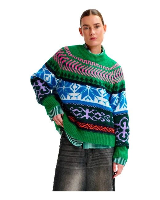 Essentiel Antwerp Irelando Green Crewneck Sweater