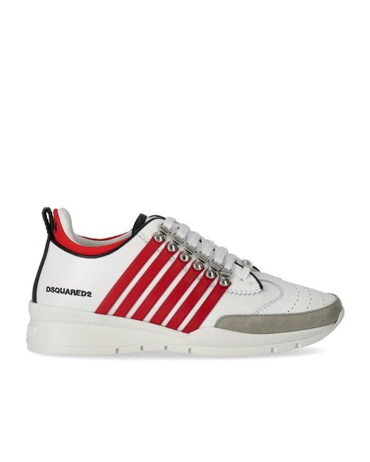 DSquared² Legendary White Red Sneaker for men