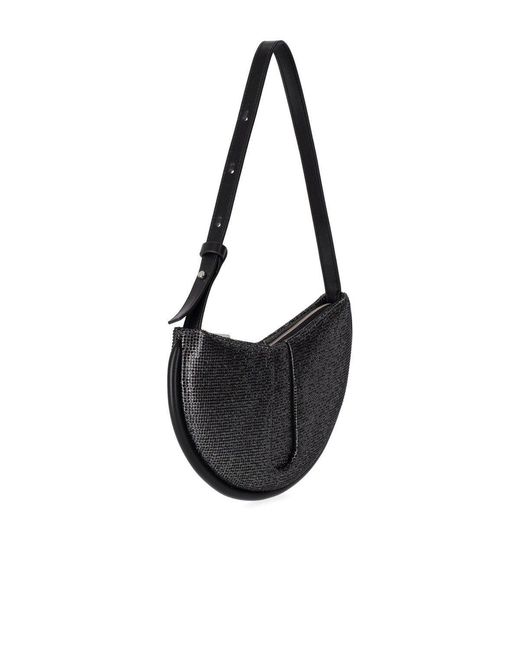 THEMOIRÈ Black Ebe Strass Shoulder Bag