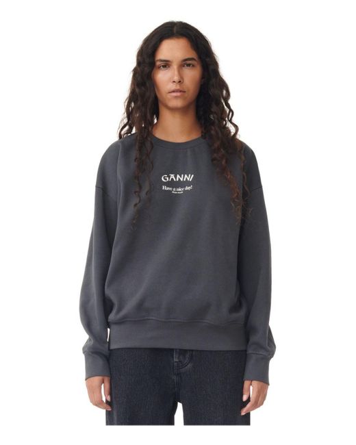 Ganni croissant sweatshirt sales