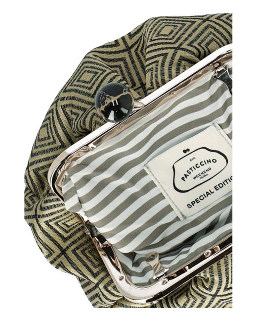 Weekend by Maxmara Green Pasticcino Italianroots Small Clutch Bag
