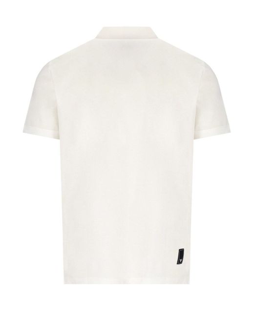Polo Travel Essential Blanc Emporio Armani pour homme en coloris White