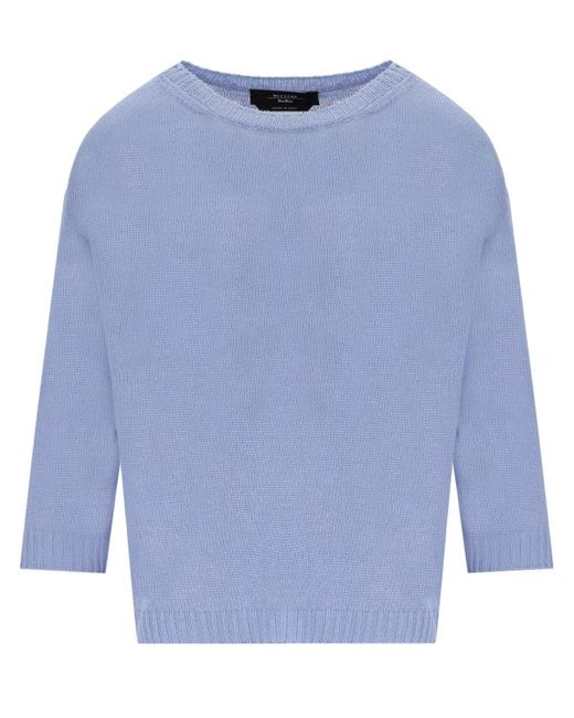 Weekend by Maxmara Blue Selz hellblaues pullover