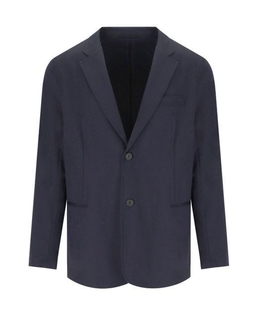 Chaqueta de doble botonadura Emporio Armani de hombre de color Blue