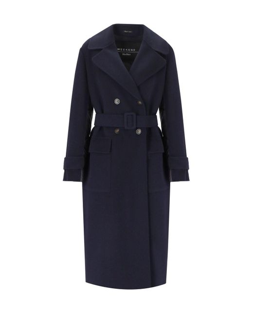 Weekend by Maxmara Blue Tronto trenchcoat