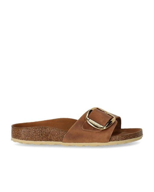 Birkenstock Brown Madrid Big Buckle Cognac Sandal
