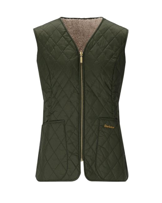 Barbour Green Markenfield Olivgrüne Wendeweste