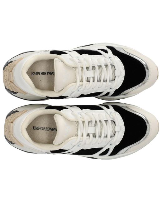 Emporio Armani Black And Chunky Sneaker