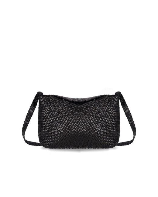 Borsa A Tracolla Santa Marta Nera di Dragon Diffusion in Black