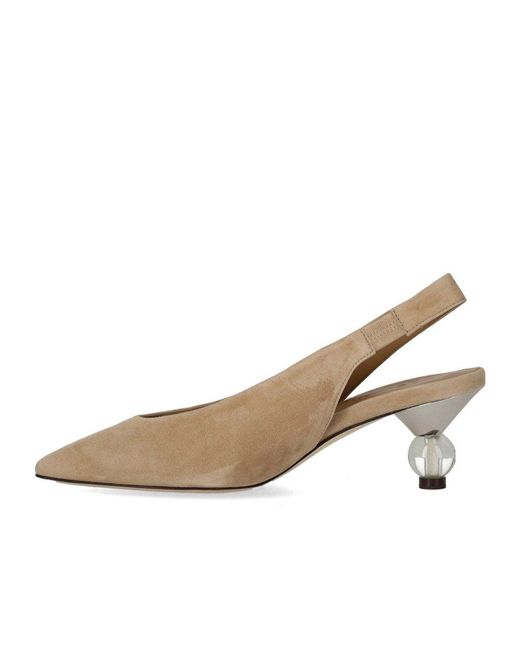 Décolleté Slingback Orma Orzo di Weekend by Maxmara in Brown