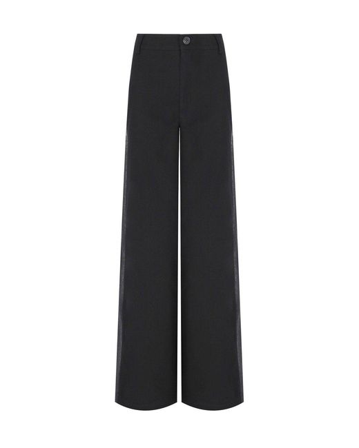 Essentiel Antwerp Black Gorror Wide Leg Pants