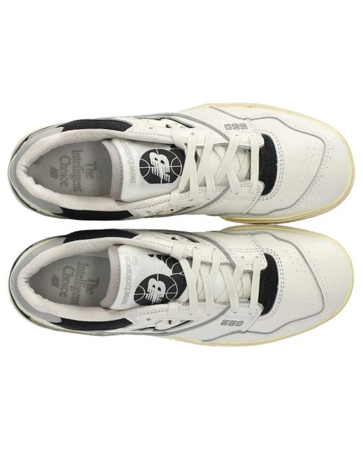 New Balance 550 Grijs Sneaker in het White voor heren