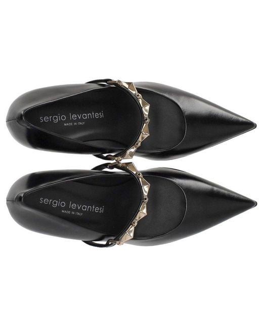 Sergio Levantesi Black Griselda Pump