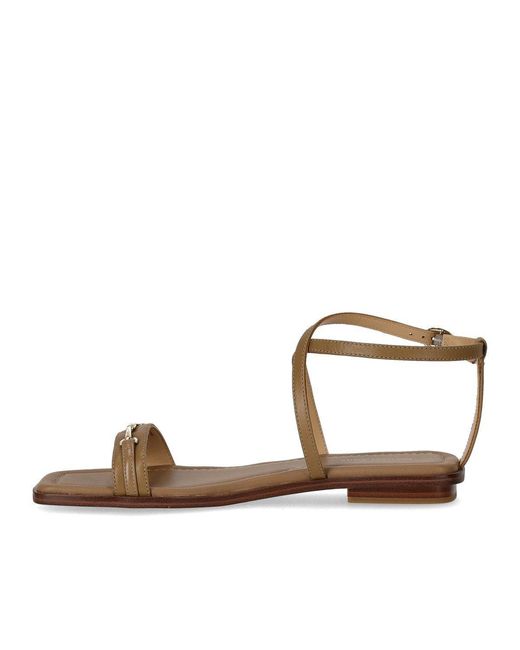 Michael Kors Brown Lena Flat Sandal