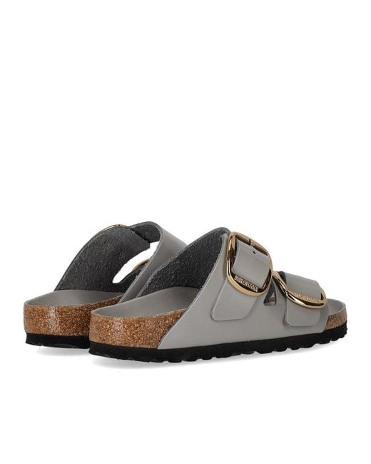Birkenstock Brown Arizona Big Buckle Stone Sandal