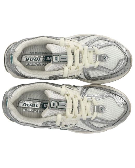 New Balance Gray 1906r Cream Silver Sneaker