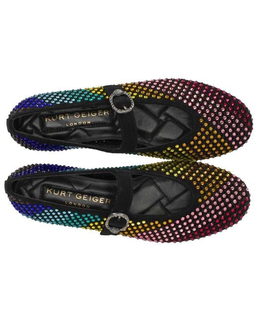 Ballerina Mayfair di Kurt Geiger in Brown