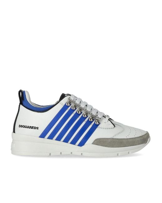 DSquared² Legendary White Blue Sneaker for men
