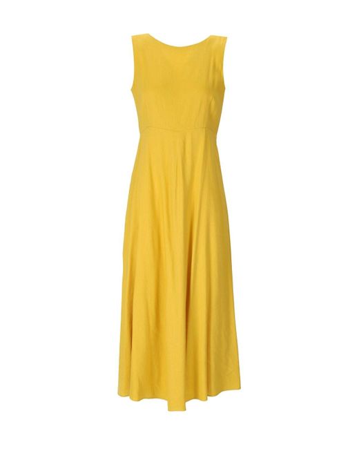 Weekend by Maxmara Scafati Yellow Dress