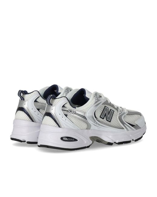 New Balance 530 weiss silber sneaker in White für Herren