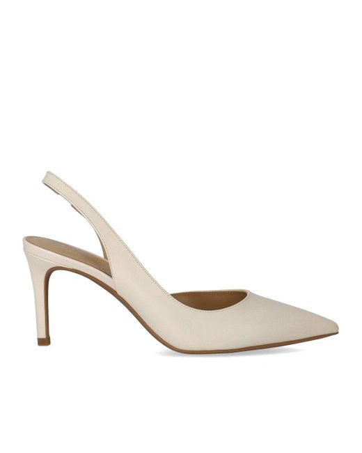 Michael Kors Metallic Alina Flex Cream Slingback Pumps