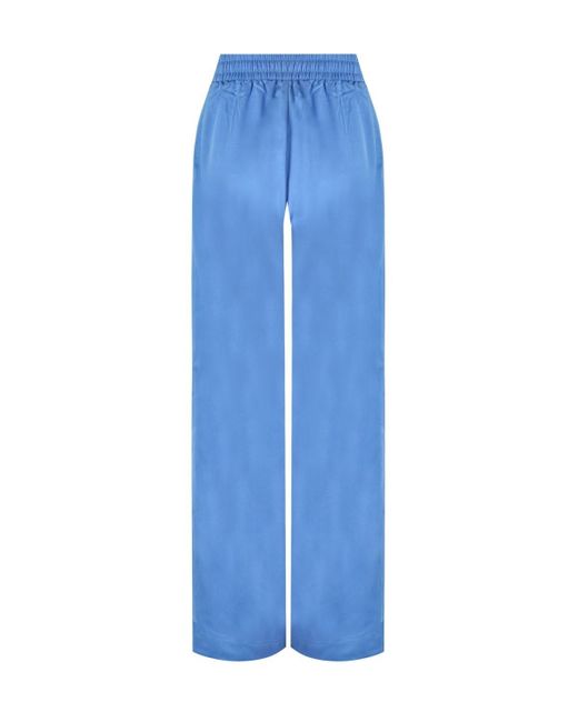 Essentiel Antwerp Blue Fault Light Wide Leg Trousers
