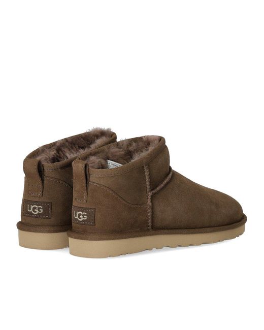 Ugg Classic ultra mini hickory stiefel in Brown für Herren