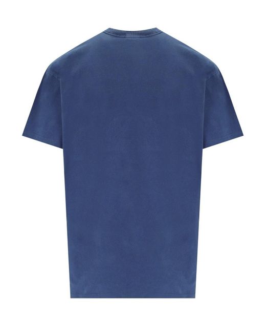Carhartt Blue S/s Duster Elder T-shirt for men