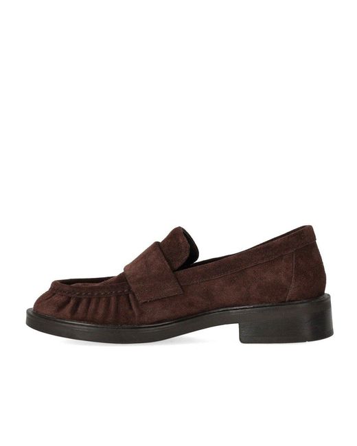 Strategia Brown Suede Loafer