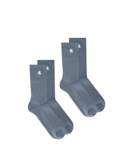 Carhartt Madison Froasted Blue Socks Pack for men