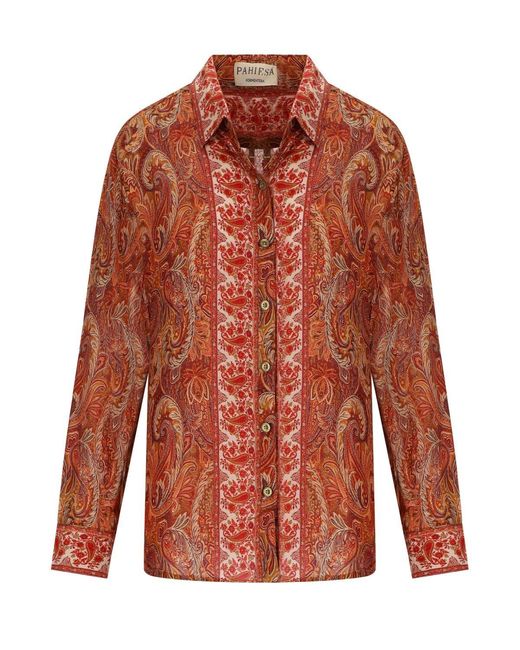 PAHIESA FORMENTERA Red Rust Shirt