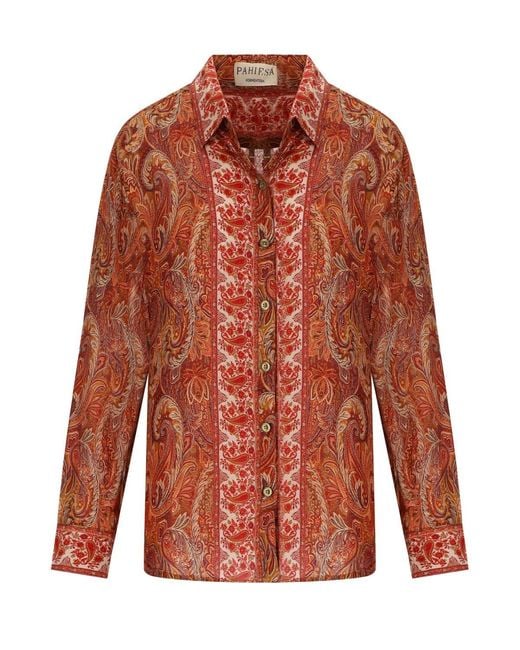 PAHIESA FORMENTERA Red Rust Shirt