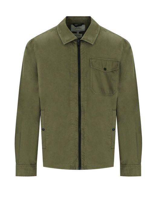 Woolrich Lake Olive Overhemd-stijl Jas in het Green voor heren
